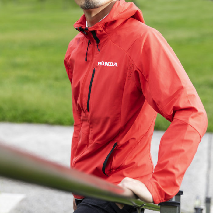 Honda apparel collection and Descente Japan stoppie international