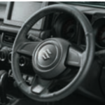 Suzuki Jimny Genuine Leather Steering Wheel Cover Black (51)