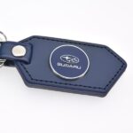 Subaru Hexagon key chain Blue